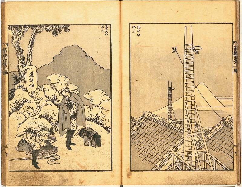 葛飾北斎　「富獄百景」八ヶ嶽の不二 Katsushika Hokusai（葛飾北斎） 葛飾北斎「富嶽三十六景 東海道
