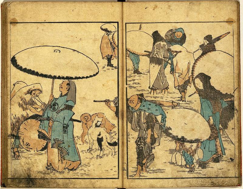 葛飾北斎 北斎画譜 上編